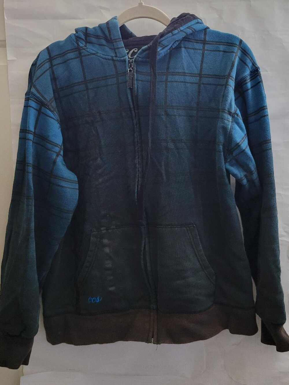 CCS Skateboard Hoodie Zip-Up: Kid's XL